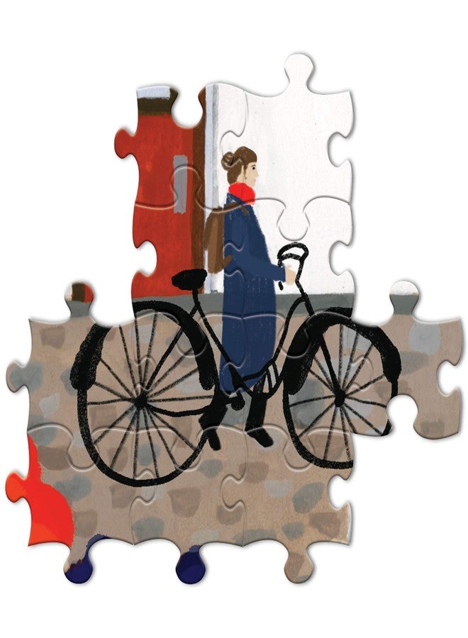 eeBoo: Piece and Love Whimsical Village 1000-piece square Jigsaw Puzzle for Adults and Families, Includes Glossy, Sturdy Pieces and Minimal Puzzle Dust - Image 3